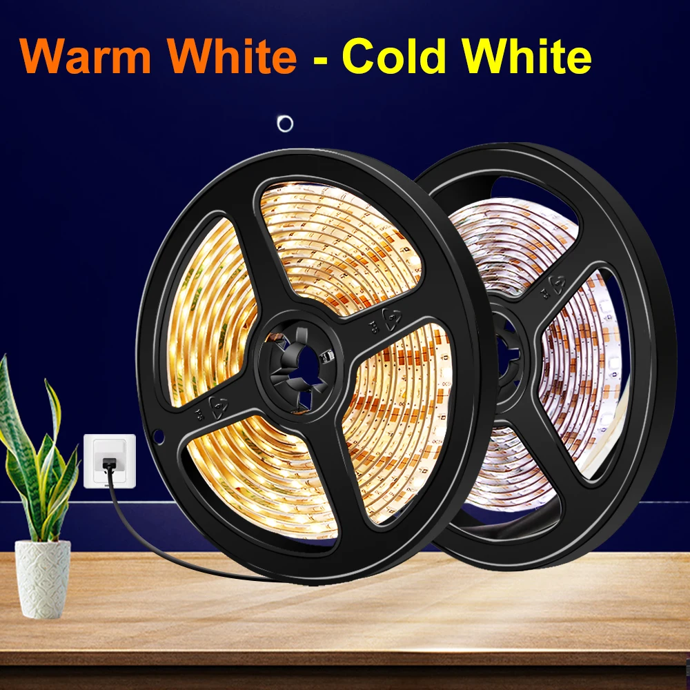 

USB LED Strip Night Light 5V Wireless LED Lamp Wardrobe TV LED Strip Light Waterproof Closet Lamp Tape Flexible Cabinet Lighting