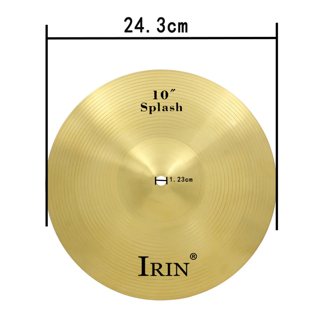 IRIN медный сплав Crash Cymbal Drum набор прочный для ударных инструментов начинающих 10