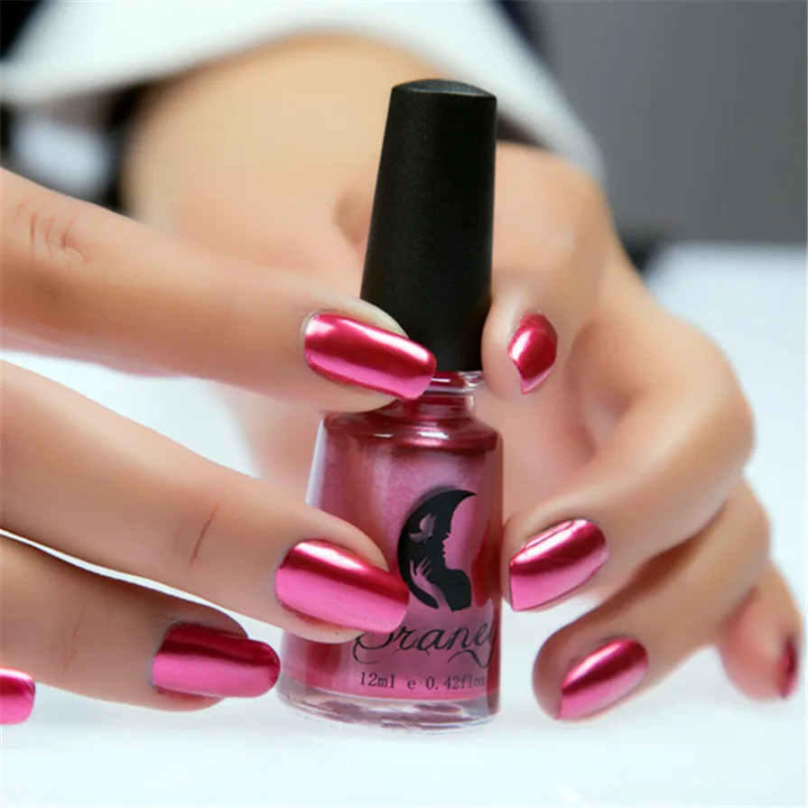 SALE Craney 2018 Mirror Nail Polish Plating Silver Paste Metal Color
