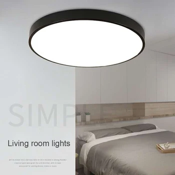 

Round LED Ceiling Light Modern Lamp Bedroom Kitchen Surface Mount Panel Light LB88
