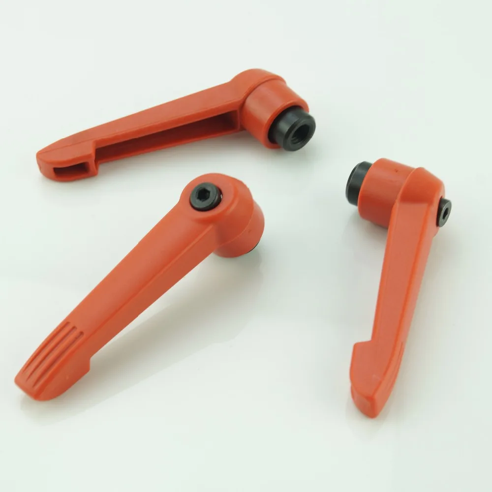 M8 Female Plastic Clamping lever .Plastic Adustable handle .Lever arms
