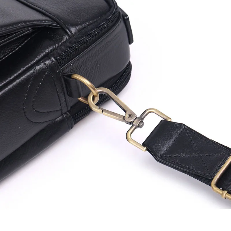

Real leather genuine new fashion popular first layer leather Men's single shoulder Messenger bag European and American style