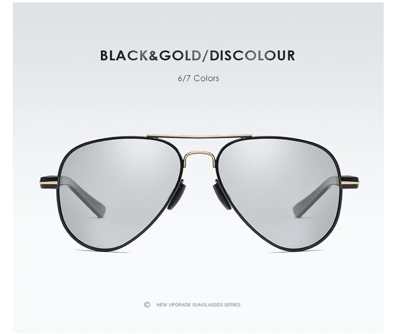 

WEARKAPER Polarized Sunglasses Men Driver Intelligent Photochromic Sun Glasses For Male Safety Driving Fishing Goggles Oculos