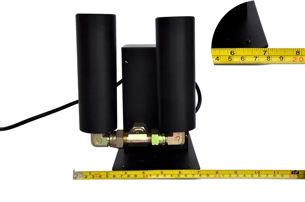 Máquina de Tubo Medidor de Gás Mangueira de Jato Coluna de Controle Luzes do Palco Duplo Estágio Co2 Comutável Co2 6 Dmx Levaram Co2 Concerto Dispositivo 90 V e 240 v 22 High Quality machine twist