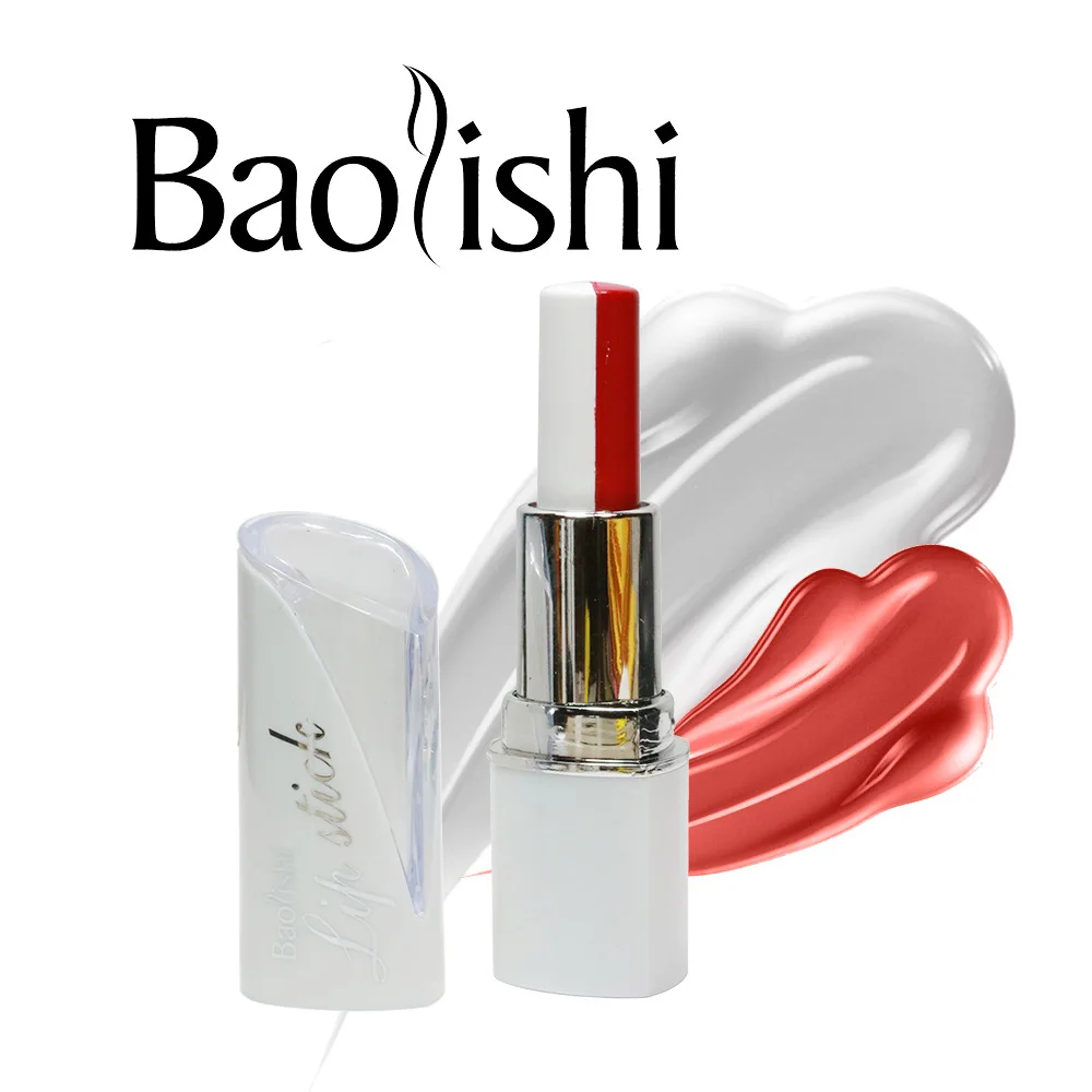 Baolihi mix двухцветная матовая губная помада стойкий бальзам для губ Черный Цвет