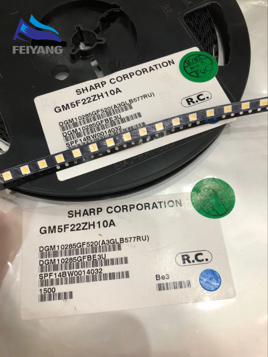 

1000PCS For SHARP LED TV Application LCD Backlight for TV LED Backlight 1W 3V 3535 3537 Cool white GM5F22ZH10A