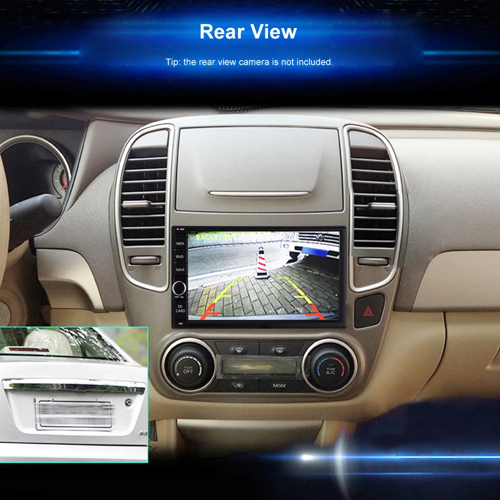 Cheap CT0012 RAM-2G Car Multimedia Player 7-Inch TFT Touch Screen Mirror Link GPS Navigation FM RDS Bluetooth Auto Mp5 Player 6