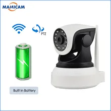 HD 1080P IP WIFI Wireless Camera Built IN Battery Surveillance Video Record PTZ CCTV Onvif P2P Two Way Audio Pan 355 Night Visi antscope ip camera robot 1080p hd wifi wireless ptz two way audio p2p onvif night vision network baby monitor surveillance cam