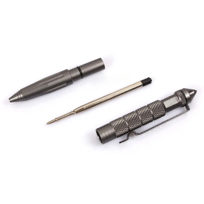 Новинка черная тактическая ручка Mini EDC Outdppr для использования на открытом воздухе
