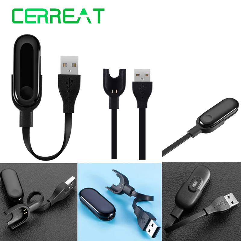 

For Xiaomi Mi Band 3 Charger Cord Replacement USB Charging Cable Adapter for Xiaomi MiBand 3 Fitness Tracker Smart Bracelet