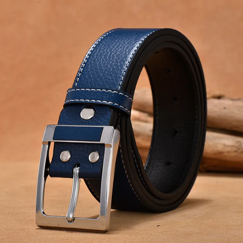 

Designer Men Belt 2019 New Fashion Vintage Pin Buckle Men Belt Quality Cow Genuine Leather Luxury Waist Strap Male Belts