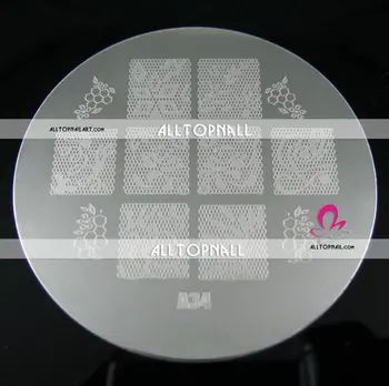 

DHL Free shipping 200x A_Grade 7CM french image plate for nail art stamping