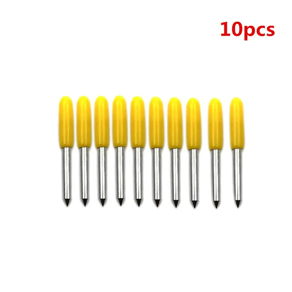

10pcs 30 Degree For Roland Cutting Plotter Blade High Hardness Tungsten Carbide Vinyl Cutter Knife Blade