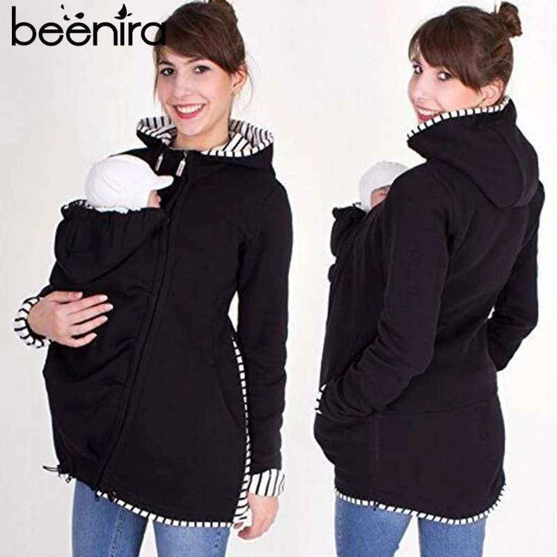 Beenira пальто для беременных зимняя куртка для беременных женщин верхняя одежда с длинными рукавами однотонная одежда для детей одежда куртки