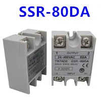 Twtade/Однофазное твердотельное реле SSR-25DD SSR-40DD SSR-50DD SSR-60DD на самом деле 3-32 постоянного тока 5-60 DC полупроводниковое реле постоянного тока твердотельные