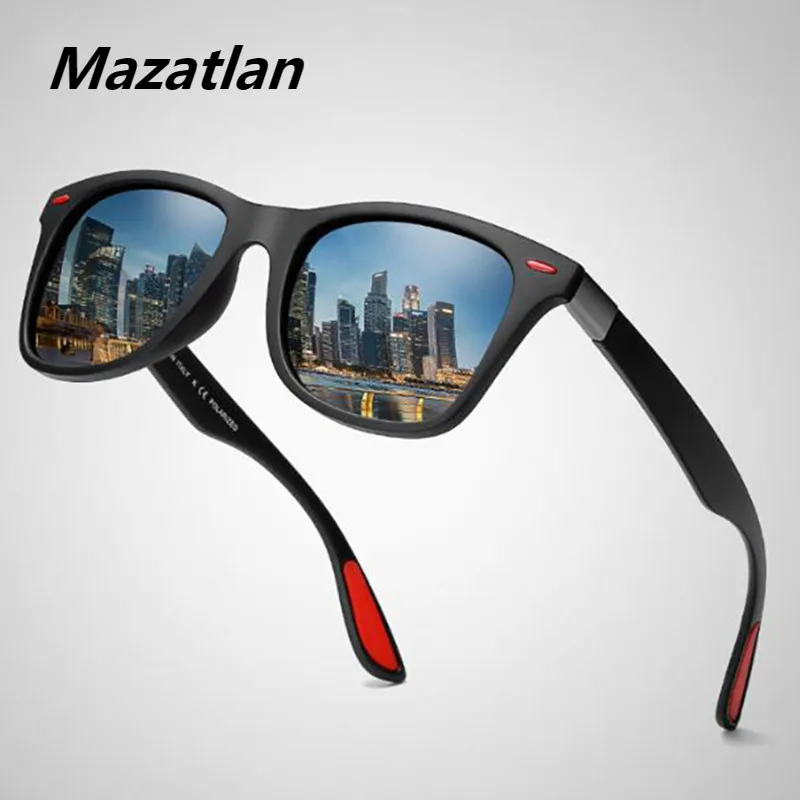 

2019 Brand Design Sunglasses Men Polarized Retro Vintage Sun glasses Mens Classic Driving Square Glasses For Male UV400