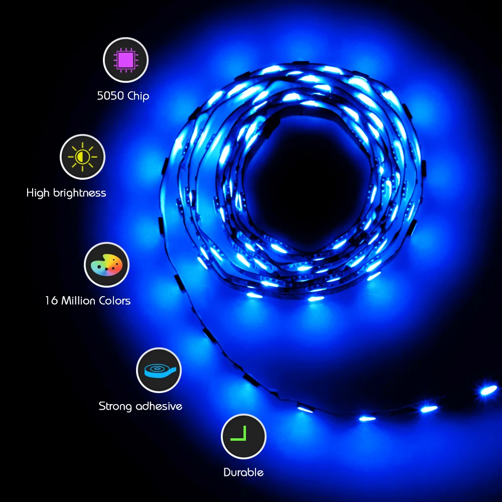 4pin RGB 12V Светодиодный индикатор для управления материнской платой/компьютерный корпус для ПК 50 см 1 м 2 м с удлинителем RGB-Header