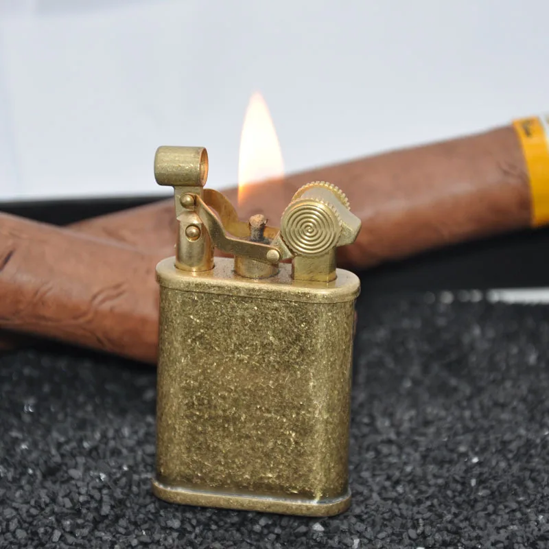 

ZORRO Copper Old Fashioned Lighter Gasoline Kerosene Oil Petrol Lighter Vintage Retro Style Nostalgic Version Cigarette Box