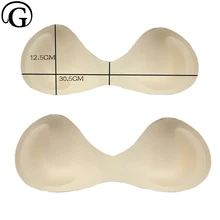 PRAYGER цельные массажные бюстгальтеры прокладки Yuga нижнее белье вставки съемные пуш-ап вкладыши приподнимающие грудь чашки купальники бикини Pad 30 шт