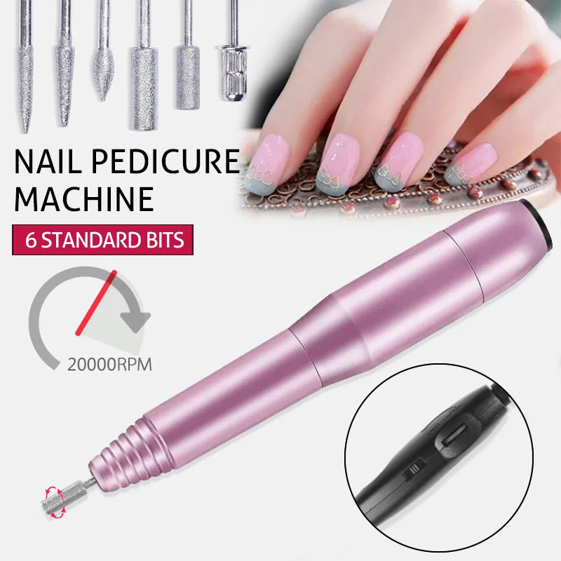 

New nail art unloading sanding tool Power tool with charging wire full nail tool nail sanding nail drill bits nail file