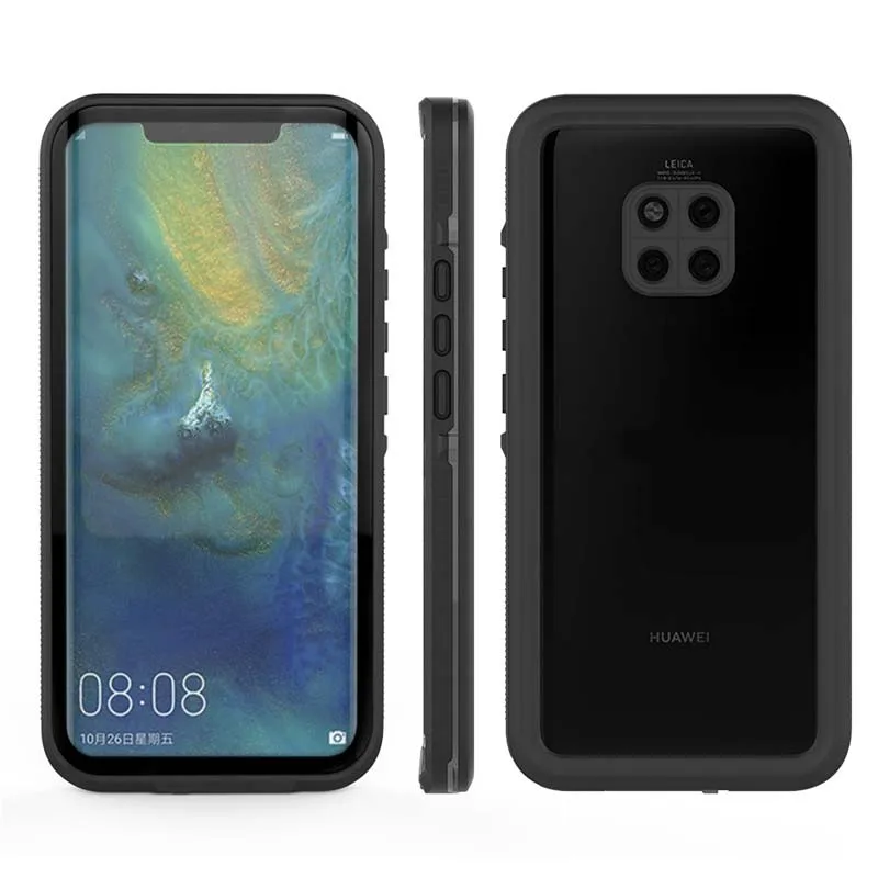 

Luxury 360 Protect Water Proof Clear Back Super Front Cover For Huawei Mate20Pro Coque Diving Underwater Waterproof Case KS0166