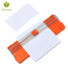 Mrosaa A4 точность бумаги фото триммеры фрезы гильотины с выдвижной линейка для фото этикетки для резки бумаги случайный цвет