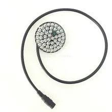 Lihmsek Невидимый 940nm без красной экспозиции в ночное время 48 шт. белый ИК светодиоды световая плата для CCTV ИК осветитель лампы аксессуары