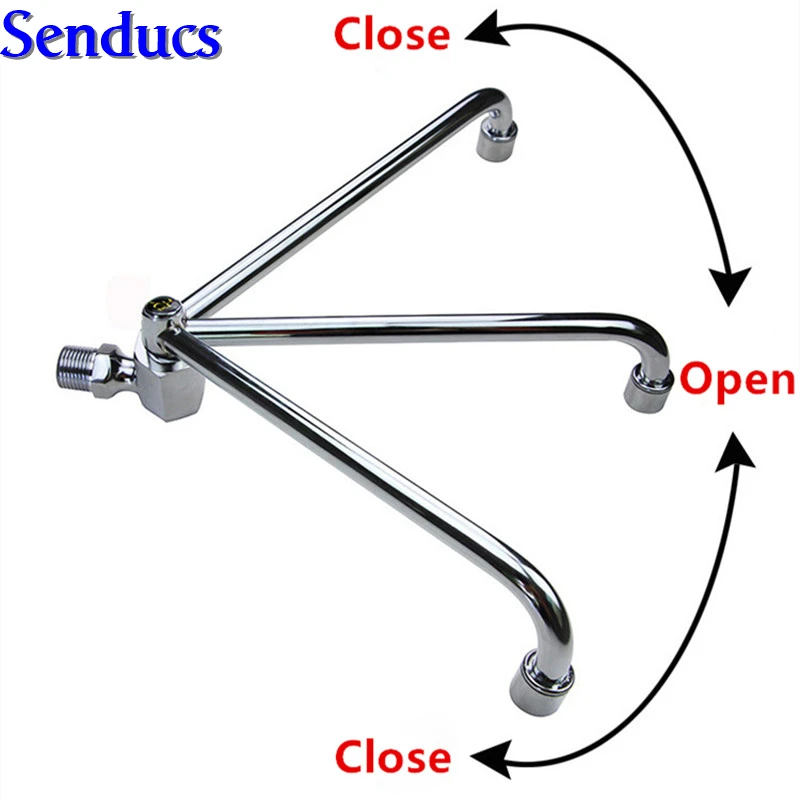 Free shipping Senducs inwall mounted kitchen faucet with semi automatic kitchen sink faucet by single cold
