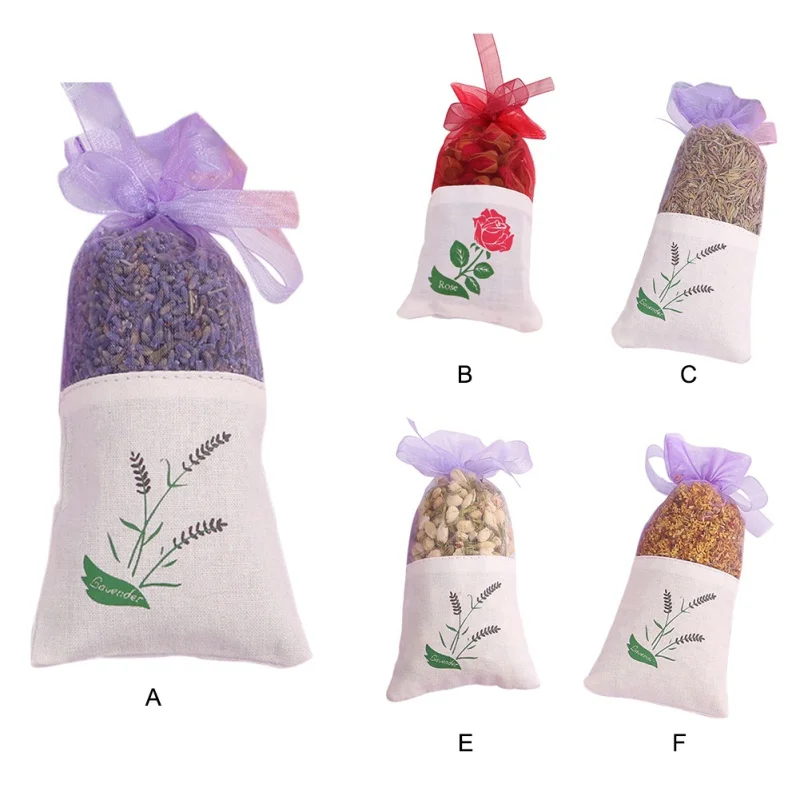 Rose Jasmine Flowers Lavender Dry Flower Bud Sachet Aromatherapy Bag Drying Cabinet Sachet Natural Floral Dried Flower