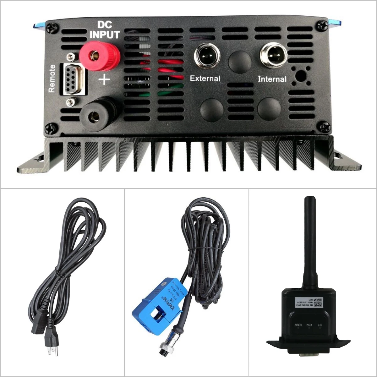 SUN 1000W Solar Grid Tie Inverter with Limiter Sensor Wi-Fi DC 22