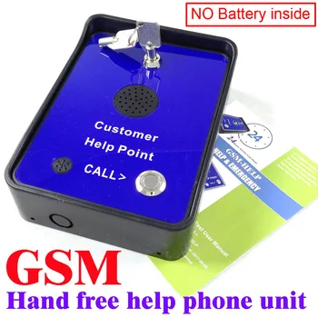 

2016 Rain Proof GSM Freephone GSM Help point Handsfree intercom for service company or taxi help