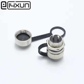 

2Pieces Aviation Plug Cover Waterproof Connector Plugs Dust Metal Cap for GX12
