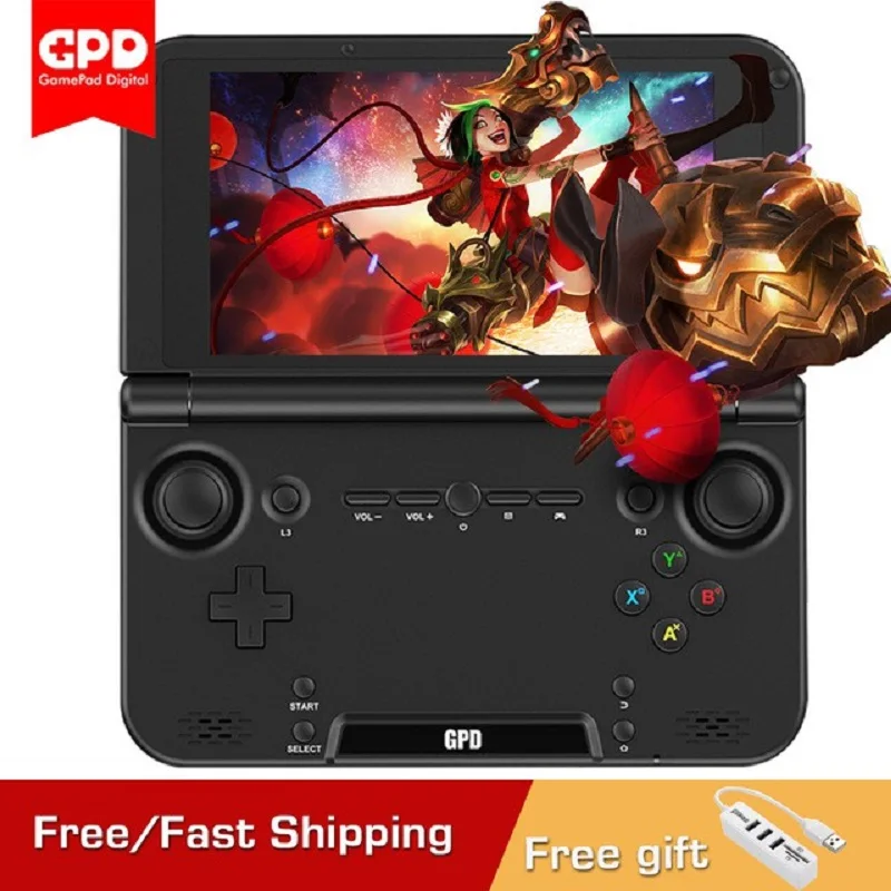 

Newest GPD XD Plus Gamepad Tablet PC 5 Inch Android 7.0 system 4 GB/32 GB MTK 8176 Hexa-core Handheld Game Console Tablet Laptop