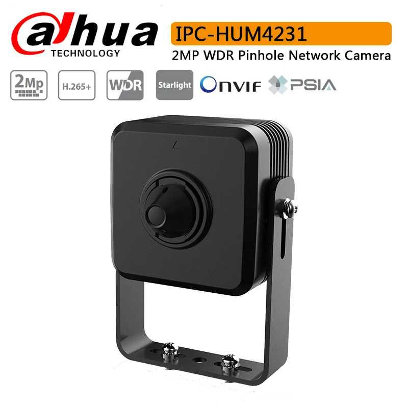 Оригинал Dahua IPC-HUM4231 2MP WDR Пинхол сети Камера с несколькими мониторинг сети: