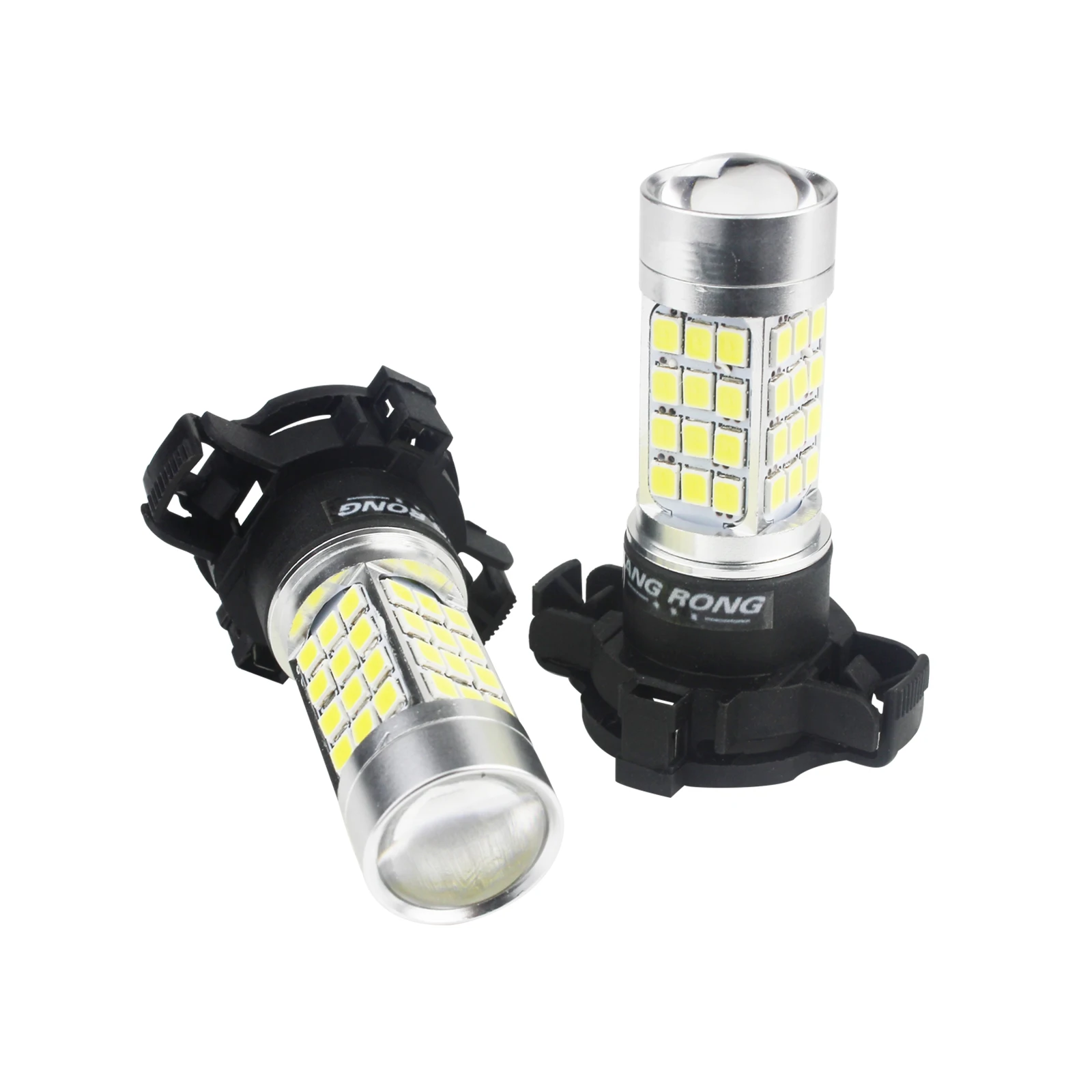 ANGRONG 2x PY24W PSY24W SMD 54 светодиодные чипы ксеноновый Белый Сигнал поворота для Audi
