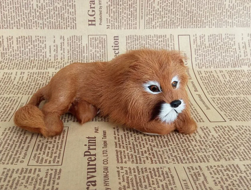 new simulaiton lion toy polyethylene & furs lion doll gift about 28x11x15cm 