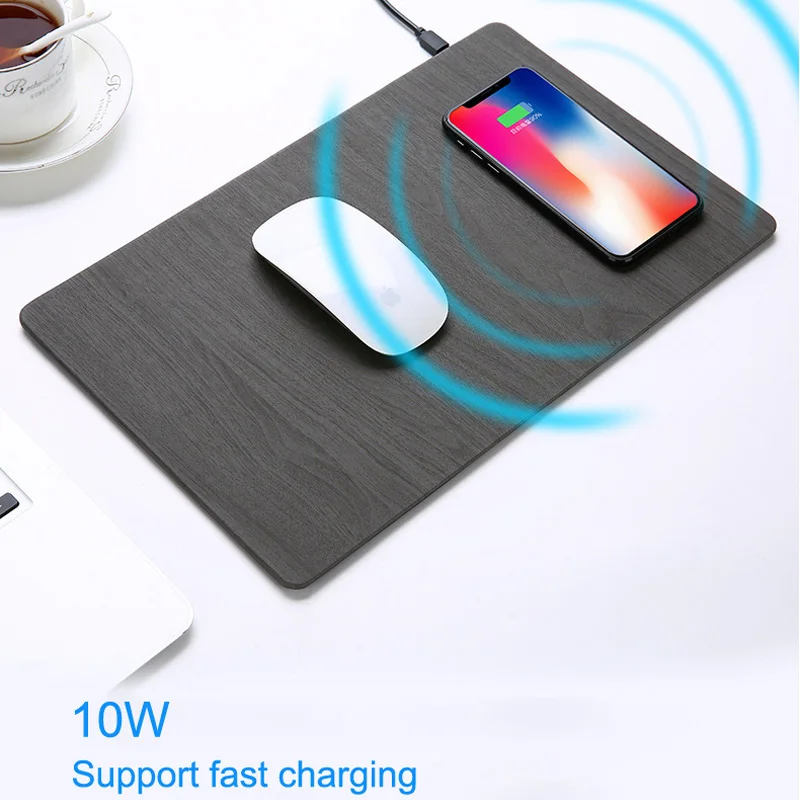 Esobest 10W Mobile Phone QI Computer Mouse Pad for iphone X 8 plus Samsung S6 edge S7 S8 wireless Charger | Мобильные телефоны и