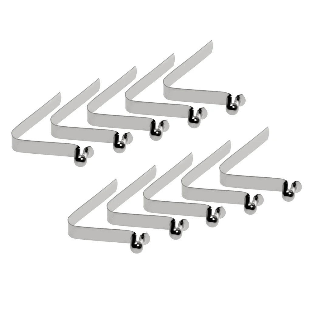 10 Pcs Metal Tent Pole Kayak Paddle Push Button Spring Snap Clip Locking Tube Pin for Telescoping Tubing