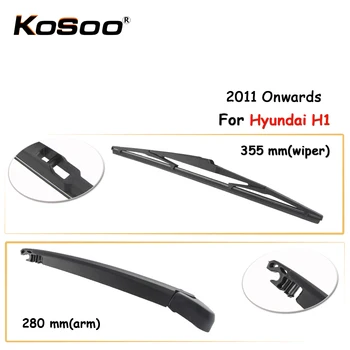 

KOSOO Auto Rear Car Wiper Blade For Hyundai H1,355mm 2011 Onwards Rear Window Windshield Wiper Blades Arm,Car Accessories