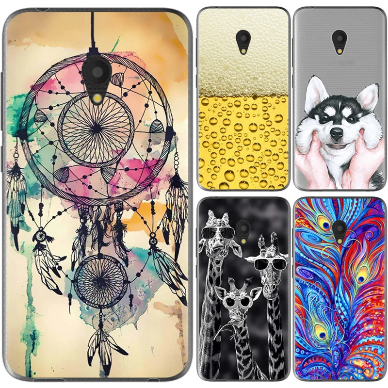 

Soft Phone Case For Alcatel U5 HD New Style Cute Cartoon Painted High Quality Back Cover TPU Silicone Cover For Alcatel U5 HD
