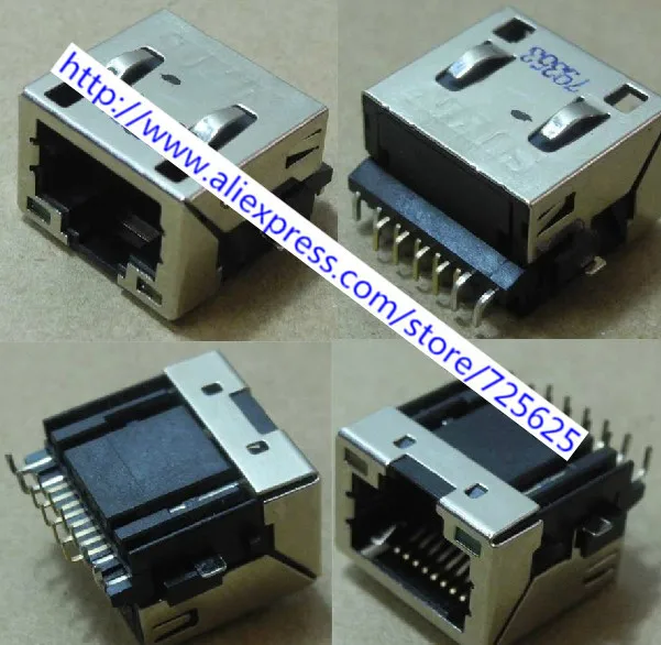 

Free shipping 1pcs RJ45 Module Network PCB Jack for Acer Aspire 4740 AS4740 5740 4740G laptop LAN Network Jack Connector
