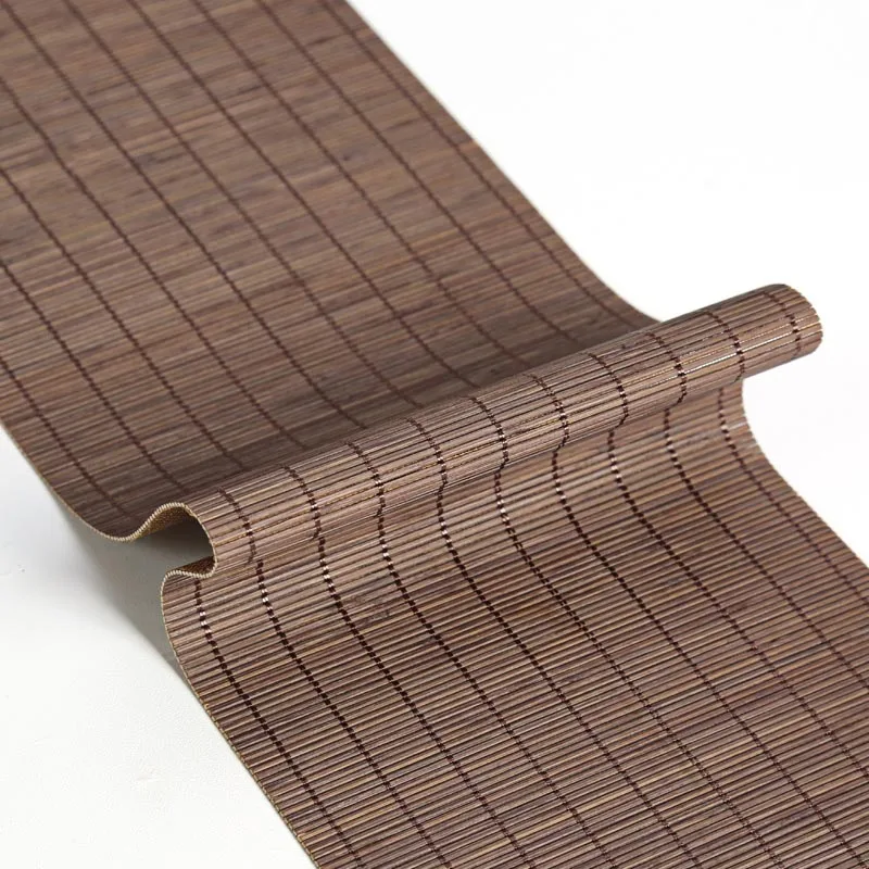 82in Bamboo Weave Tea Mats Table Runners Curtains Table Cover Tea Set Accessories Vintage Home Deco