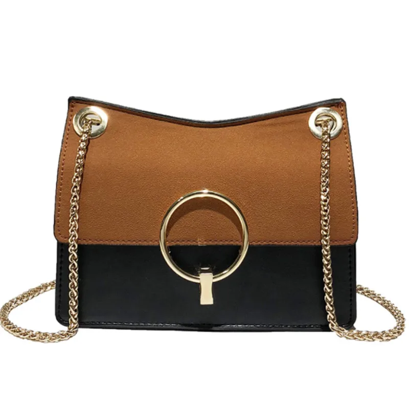 

Fashion Women Message Bags Flaps Crossbody Bags For Women PU Leather Casual Mini Handbags Ladies Chains Shoulder Bags