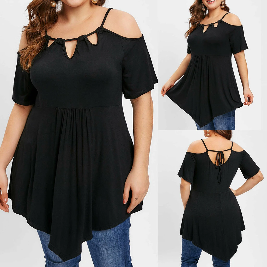 womens black tunic blouses