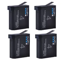 4 шт. 1680 мАч AHDBT-401 AHDBT401 AHDBT 401 Gopro Hero 4 цифровой Камера Батарея для AHDBT401 GoPro Hero 4 HD Камера