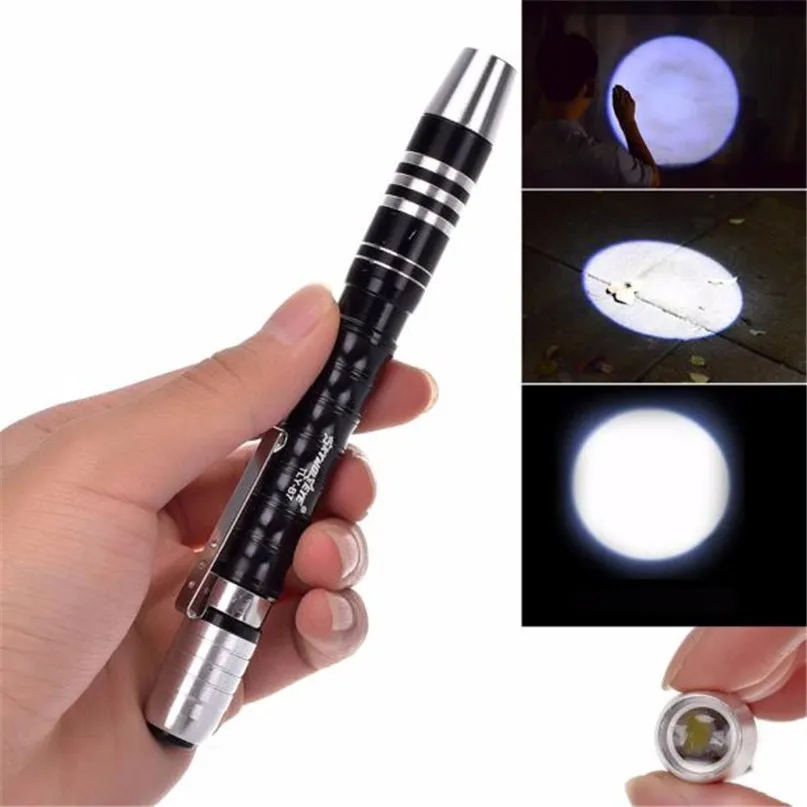 Best Portable Mini Pen Light Working Inspection light Led Flashlight LED Multifunction Maintenance flashlight Hand Torch lamp #2M03 1