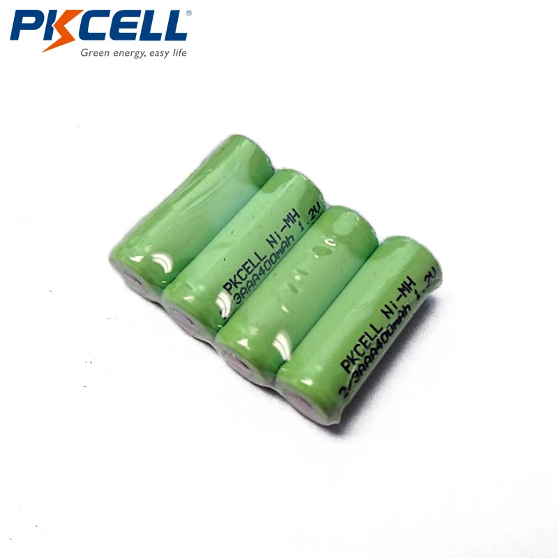 20 шт 2/3AAA NiMH батареи 400mAh 1,2 V Ni-MH аккумулятор плоский верх PKCELL