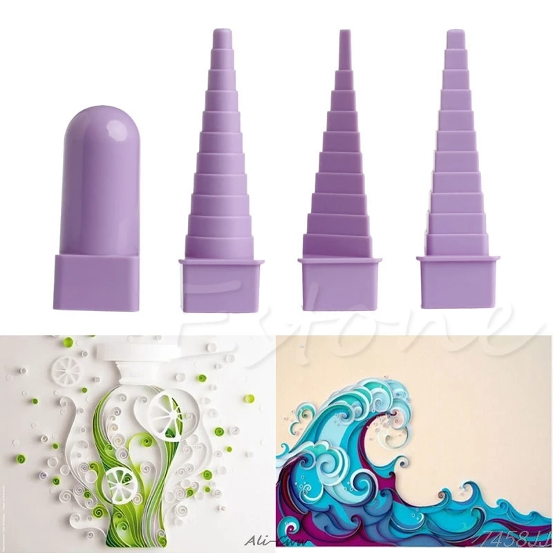 

Paper Quilling Border Buddy Bobbin Tower Quilled Creation Craft DIY Tool Kit Set DropShip