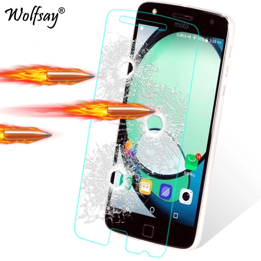 Защитное стекло для экрана Motorola Moto Z Play закаленное защитная пленка телефона 2 шт. |