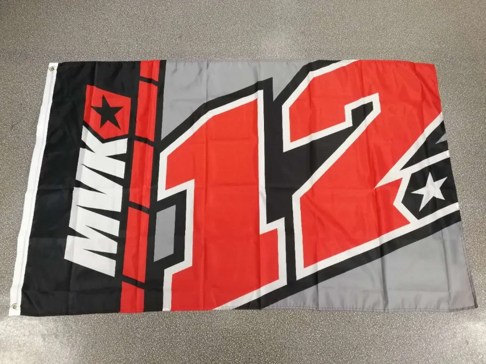 

Yehoy 90*150cm moto gp 12 mvk flag